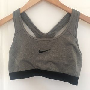 Nike Dri-Fit Gray Sports Bra